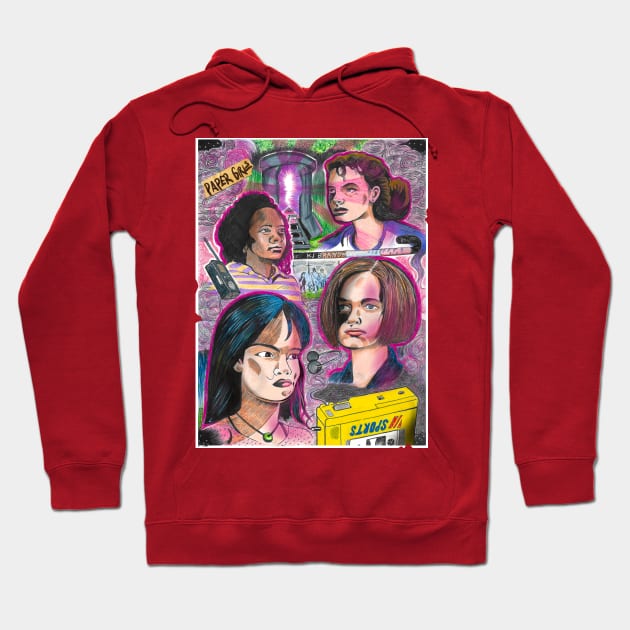 Paper Girls Hoodie by Popoffthepage